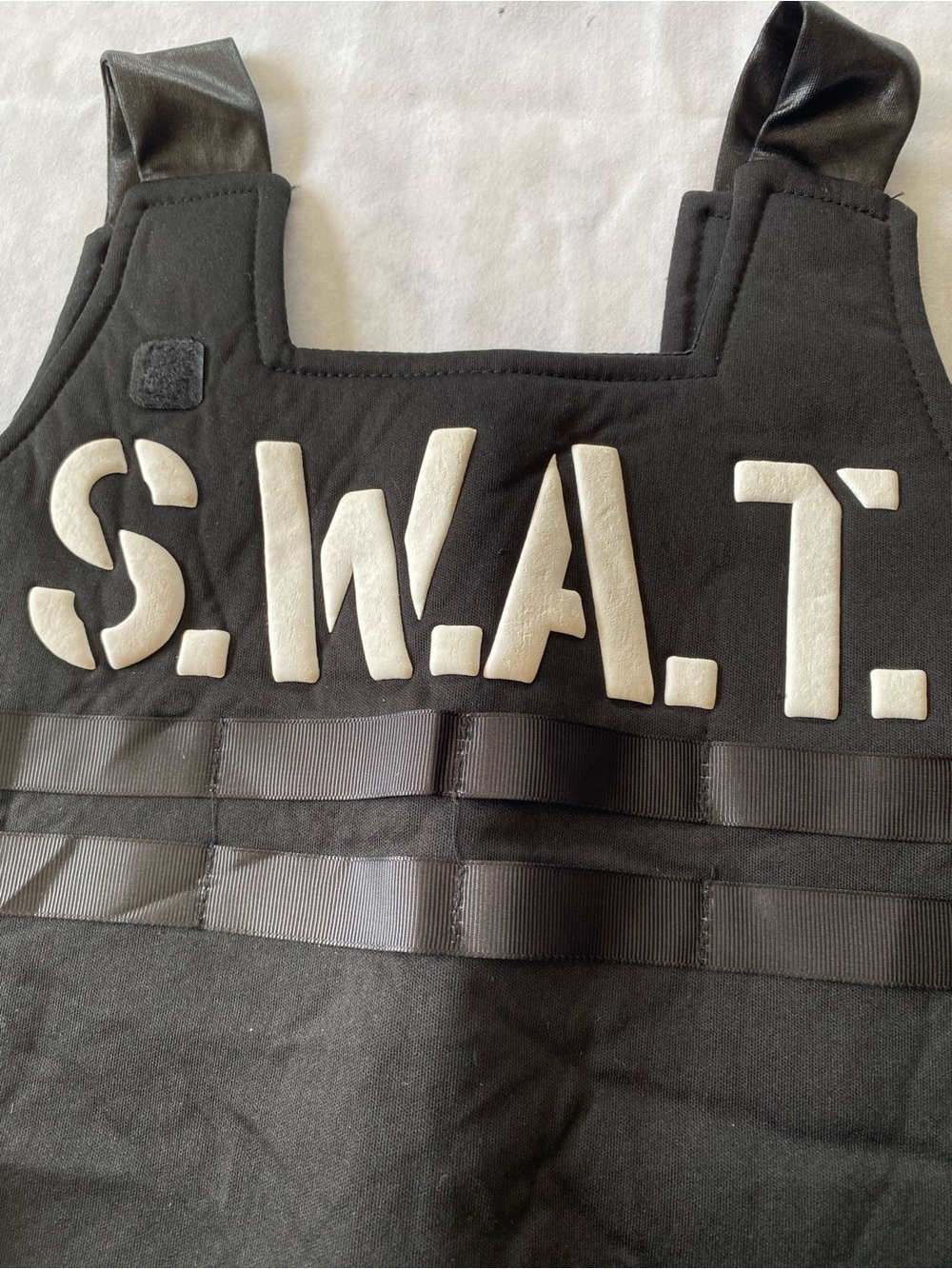 NWOT Halloween SWAT Vest Costume Kids Size One Size Fits Most - Picture 2 of 3